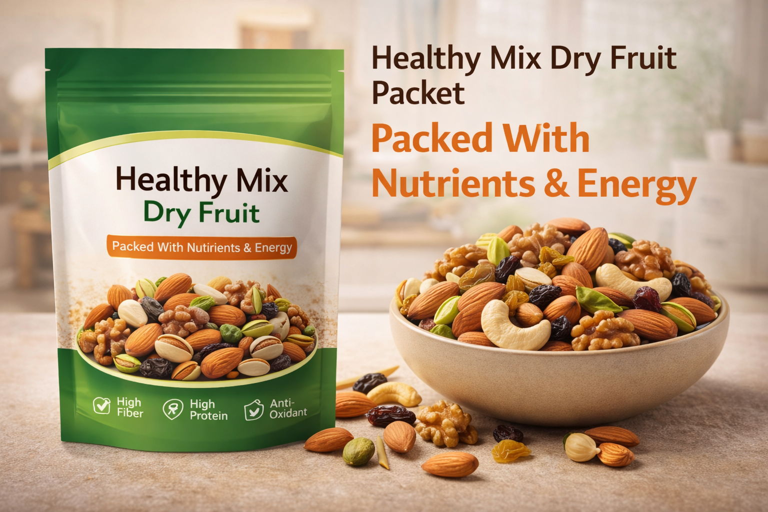 Healthy Mix Dry Fruit Packet – Packed With Nutrients & Energy