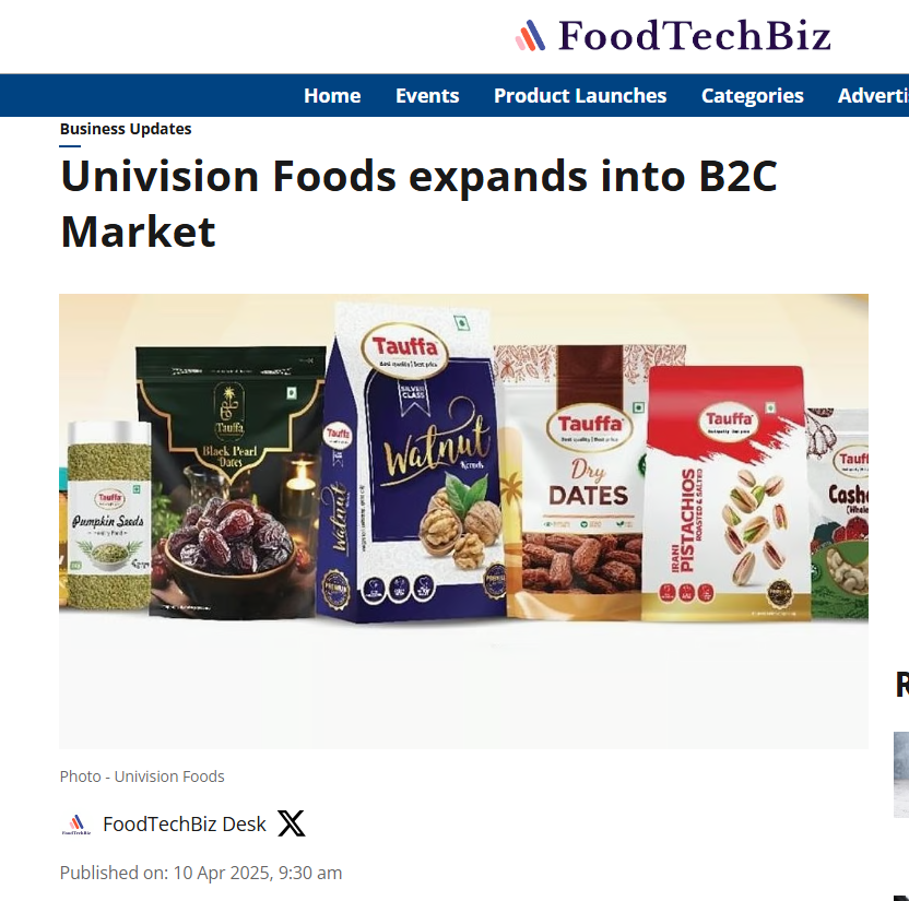 Univision Foods Expands into B2C Market