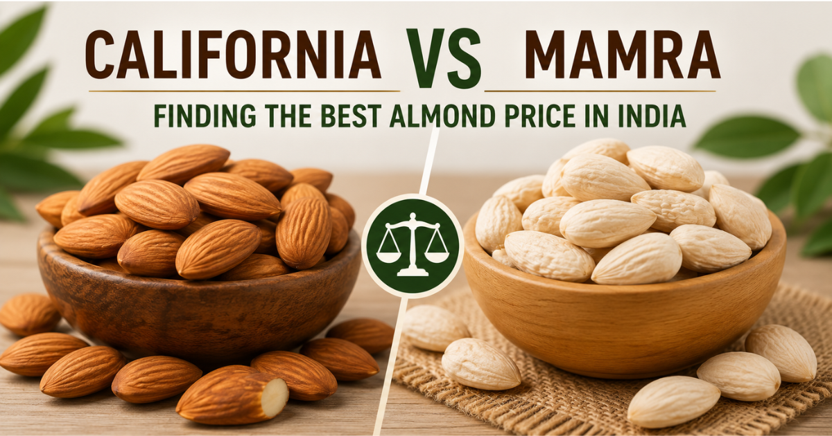 California vs Mamra: Finding the Best Almond Price in India