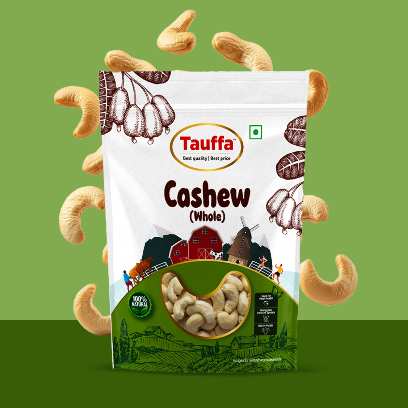 Tauffa Cashews (Whole)