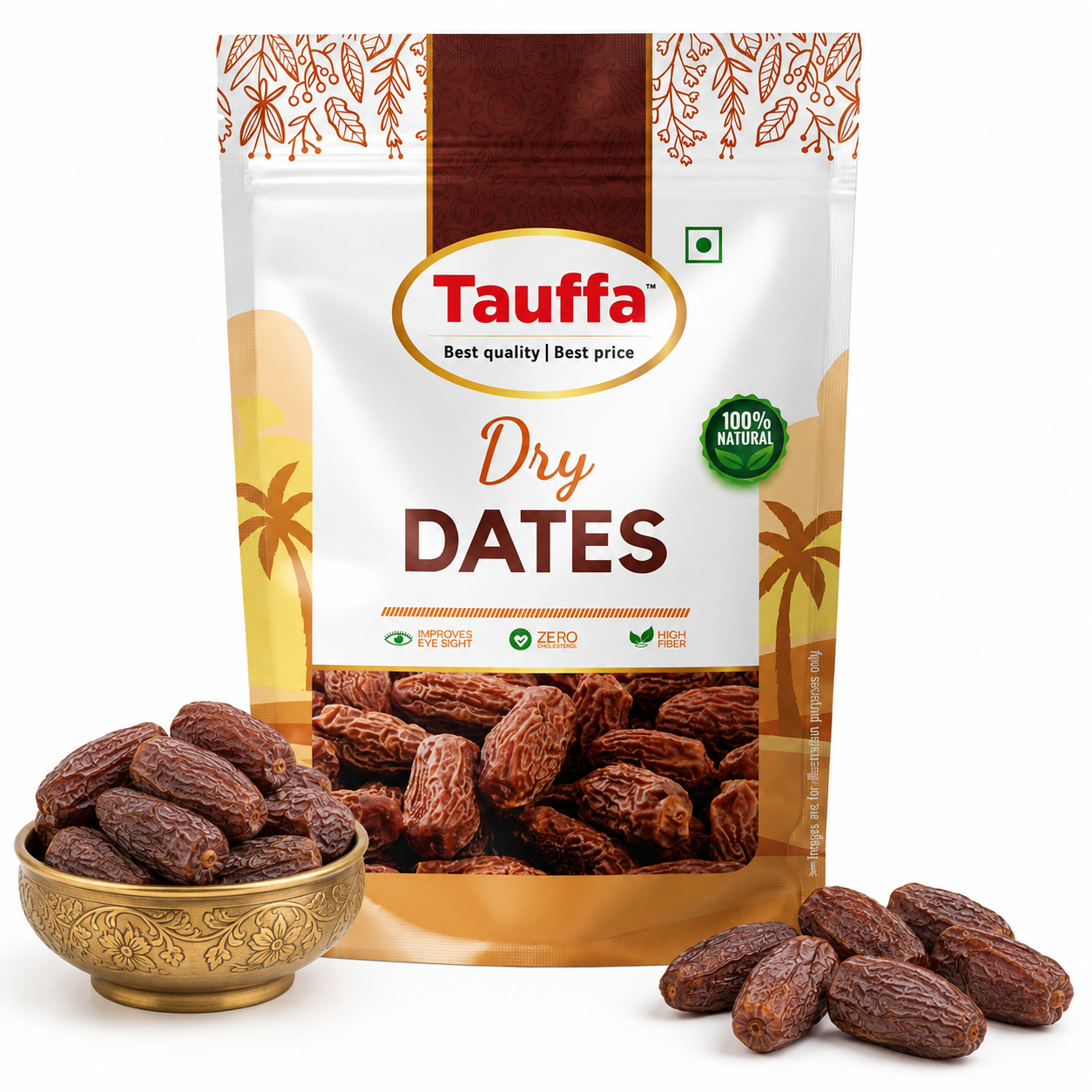 Premium Dry Dates 500g | Chuhara/Sukha Khajoor