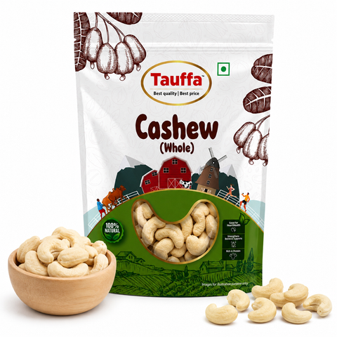 Premium Whole Cashews W320 250g | Crunchy King Size Kaju