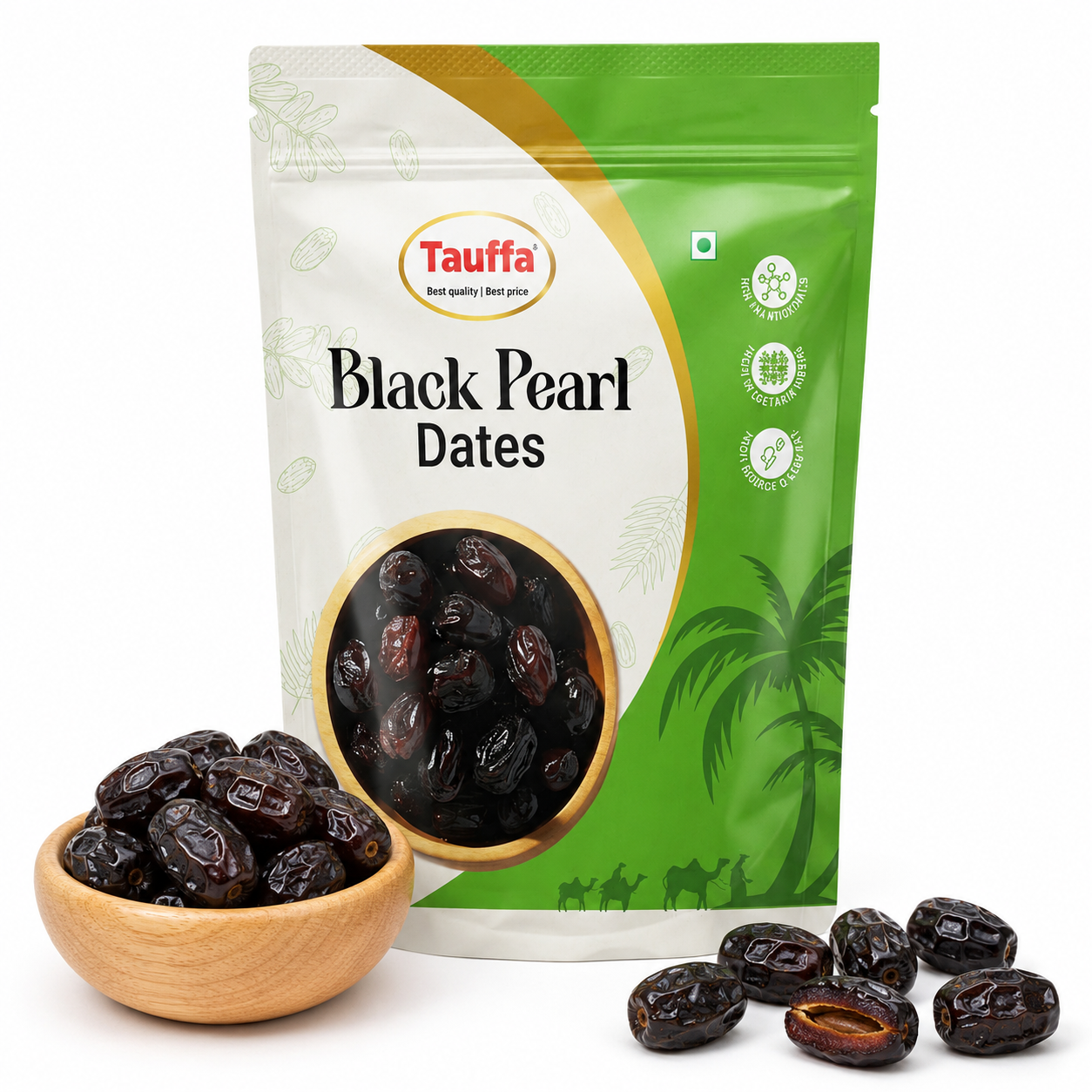 Premium Black Pearl Dates | Naturally Sweet, No Added Sugar