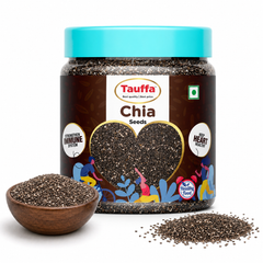 Tauffa Chia Seeds 250g | Natural Superfood Seeds | Rich in Fiber, Protein & Omega-3