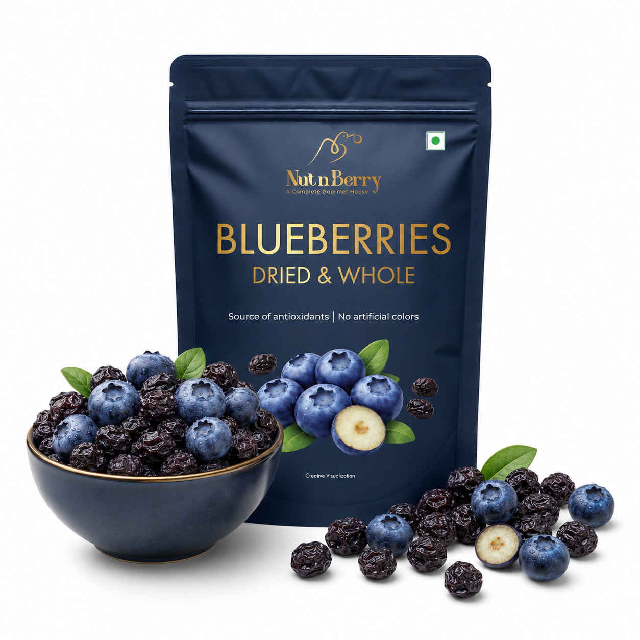 Dried Blueberries | Naturally Antioxidant-Rich