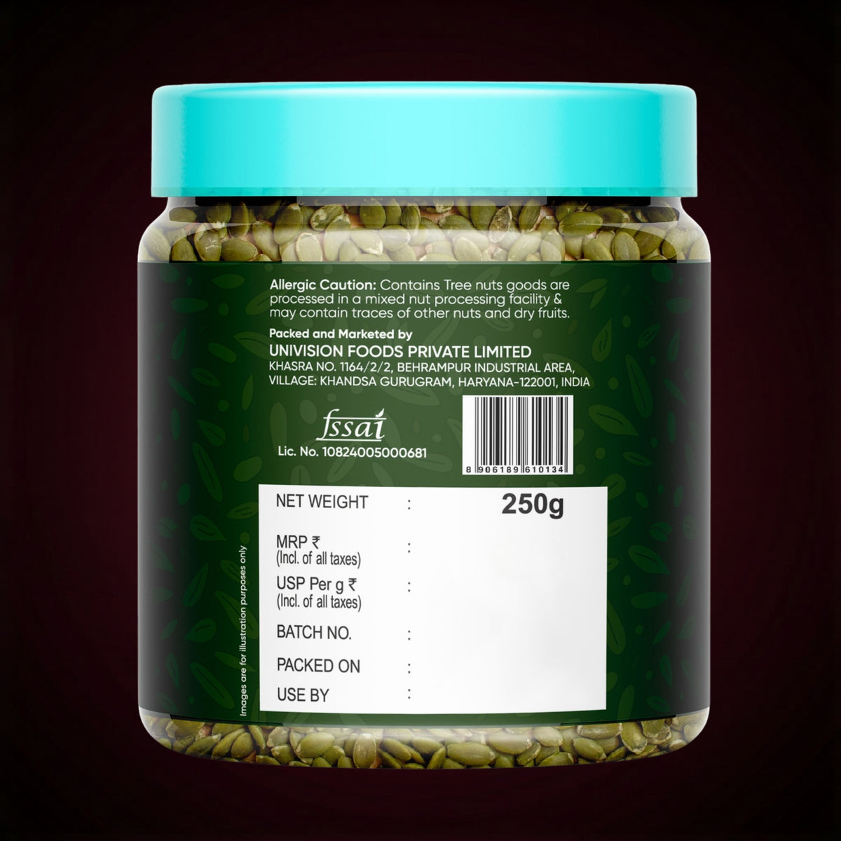 Premium Raw Pumpkin Seeds 250g | AAA Grade Kaddu Beej