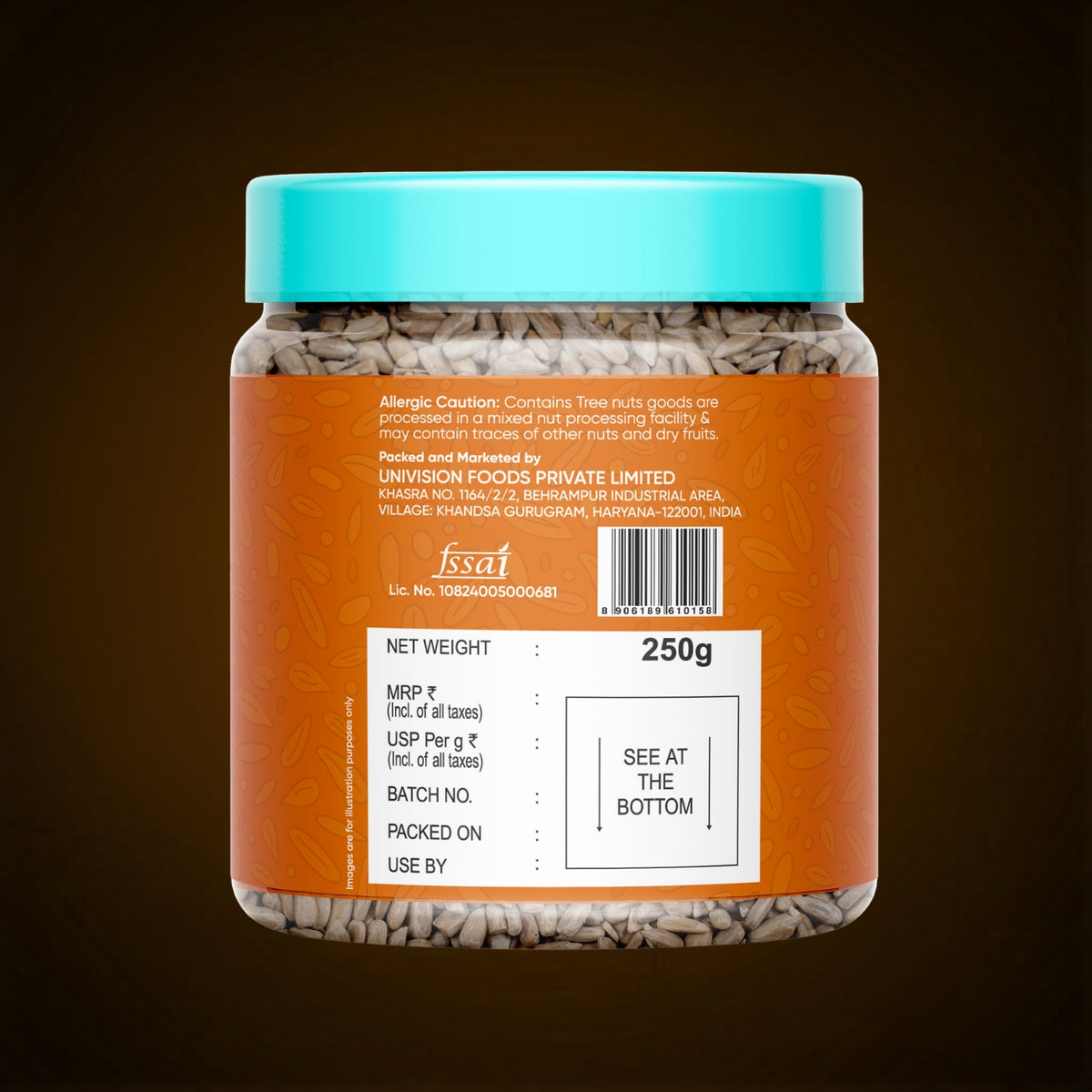 Sunflower Seeds 250g | Roasted Healthy Snack