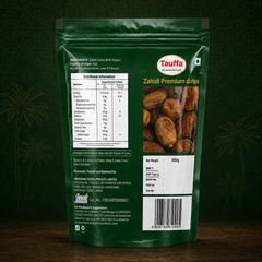 Tauffa Premium Zahidi Dates BOGO Pack – 1 Kg, Naturally Sweet Dates, Rich in Fiber & Essential Minerals, No Added Sugar, Healthy Daily Snack