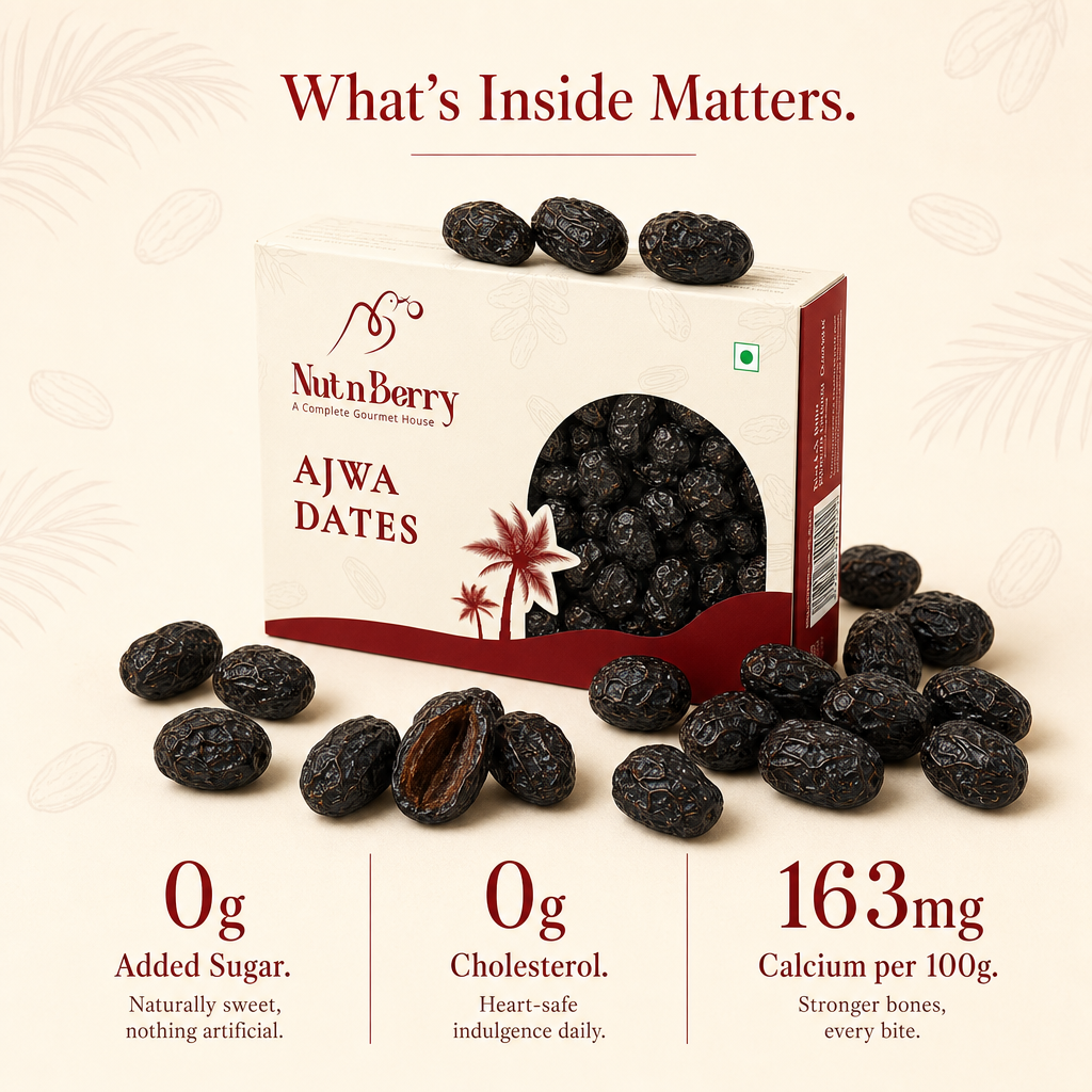 Ajwa Dates 500g | Authentic Saudi Arabia Khajoor