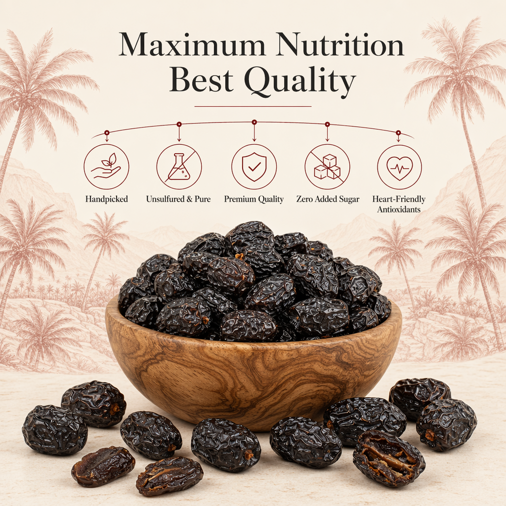 Ajwa Dates 500g | Authentic Saudi Arabia Khajoor