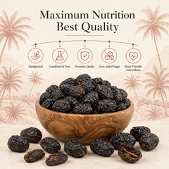 Nut n Berry Ajwa Dates 500g | Authentic Saudi Arabia Khajoor | Naturally Sweet Khajur, No Added Sugar