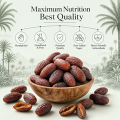 Nut n Berry Medjool Dates 500g | Jumbo Size Jordan Khajoor | Soft Chewy Caramel Khajur, No Added Sugar