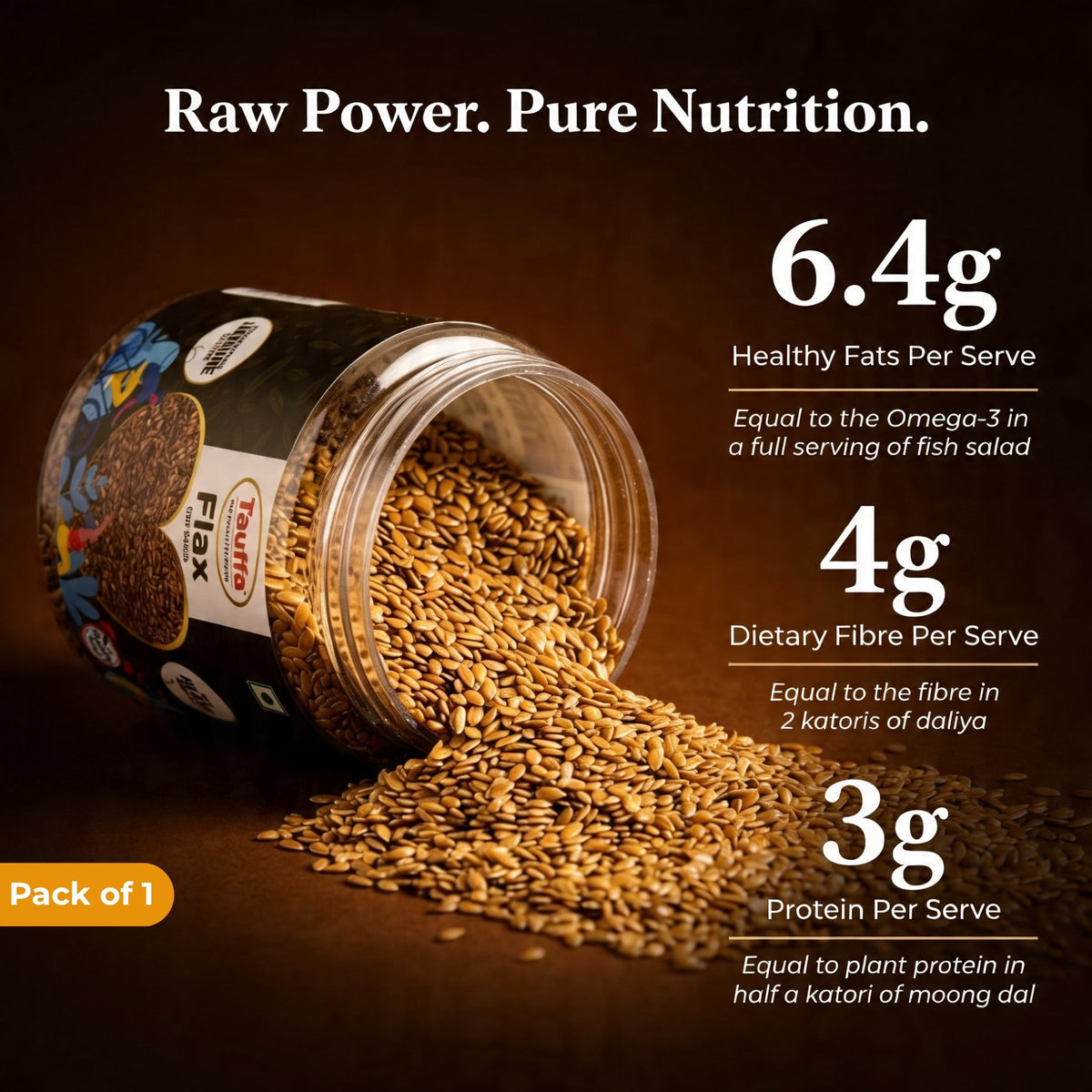 Flax Seeds 250g | Omega 3 Rich Superfood Seeds