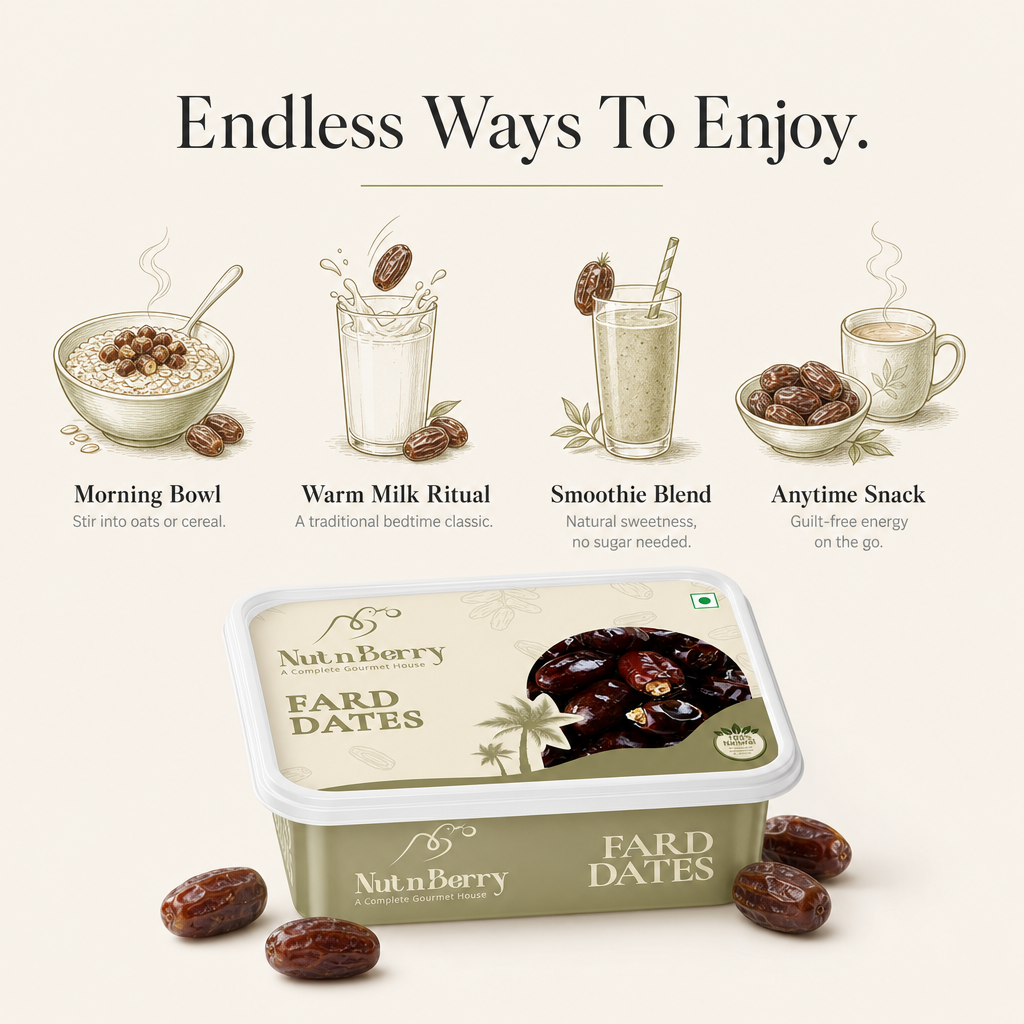Fard Dates 500g – Premium Khajoor, Rich in Fibre & Potassium