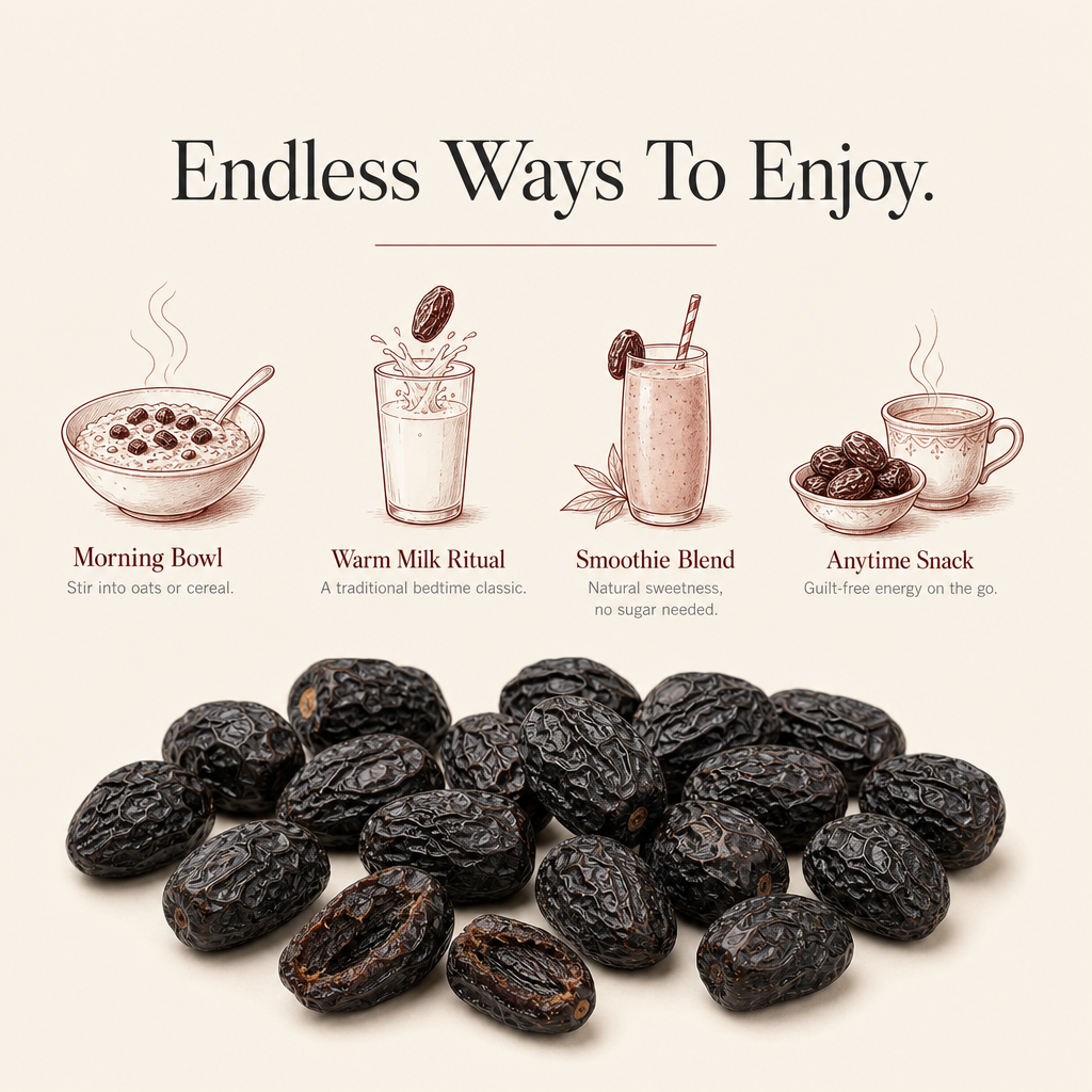 Ajwa Dates 500g | Authentic Saudi Arabia Khajoor