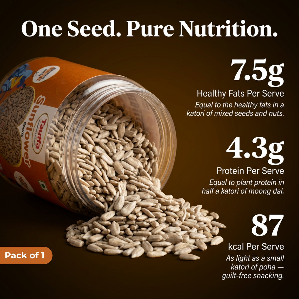 Sunflower Seeds 250g | Roasted Healthy Snack
