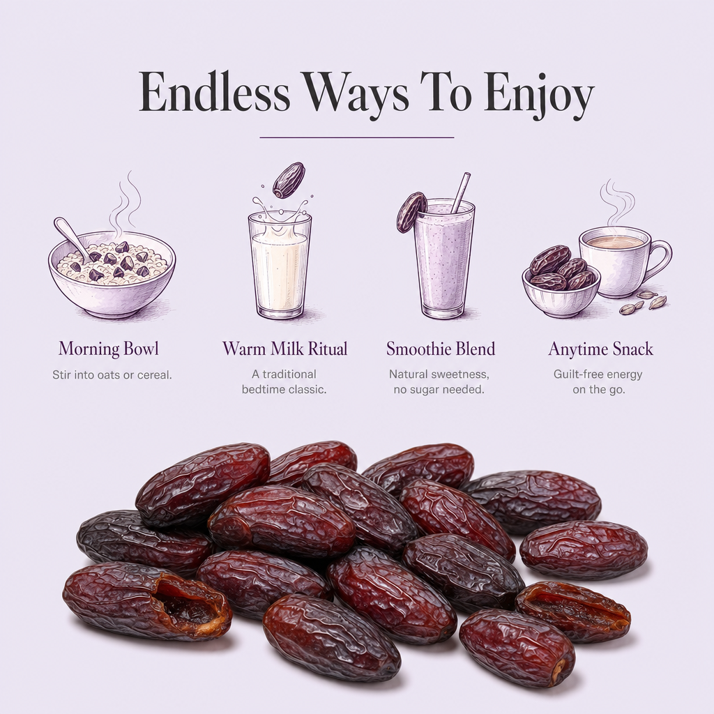 Safawi Dates 500g | Kalmi Khajoor | Saudi Arabia