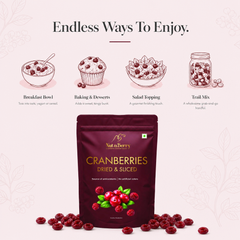 Nut n Berry Dried Cranberries | Naturally Antioxidant-Rich