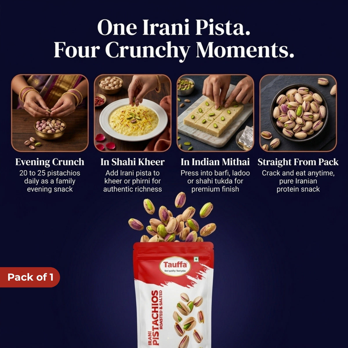Irani Pistachios Roasted & Salted 250g