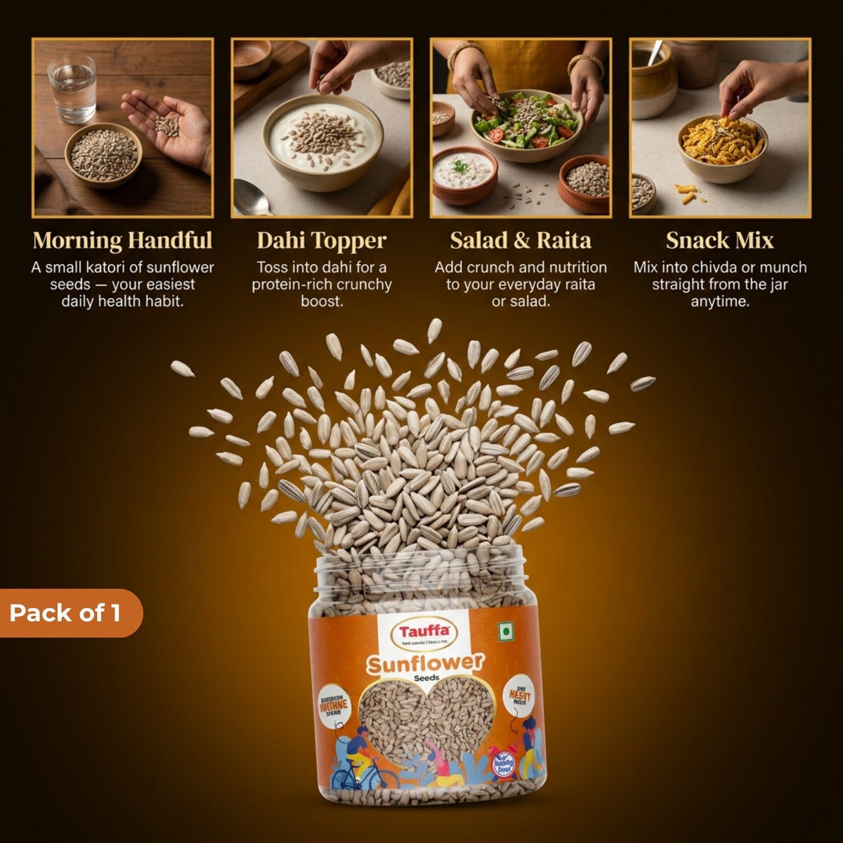 Sunflower Seeds 250g | Roasted Healthy Snack