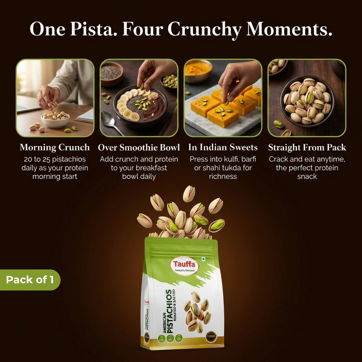 American Pistachios Roasted & Salted - 250g Pack