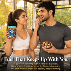 Tauffa Trail Mix | 9 Superfoods in 1 Jar | Almonds, Cashews, Cranberries, Cherries, Black Raisins & 3 Seeds | Healthy Travel Snack | No Artificial Colours