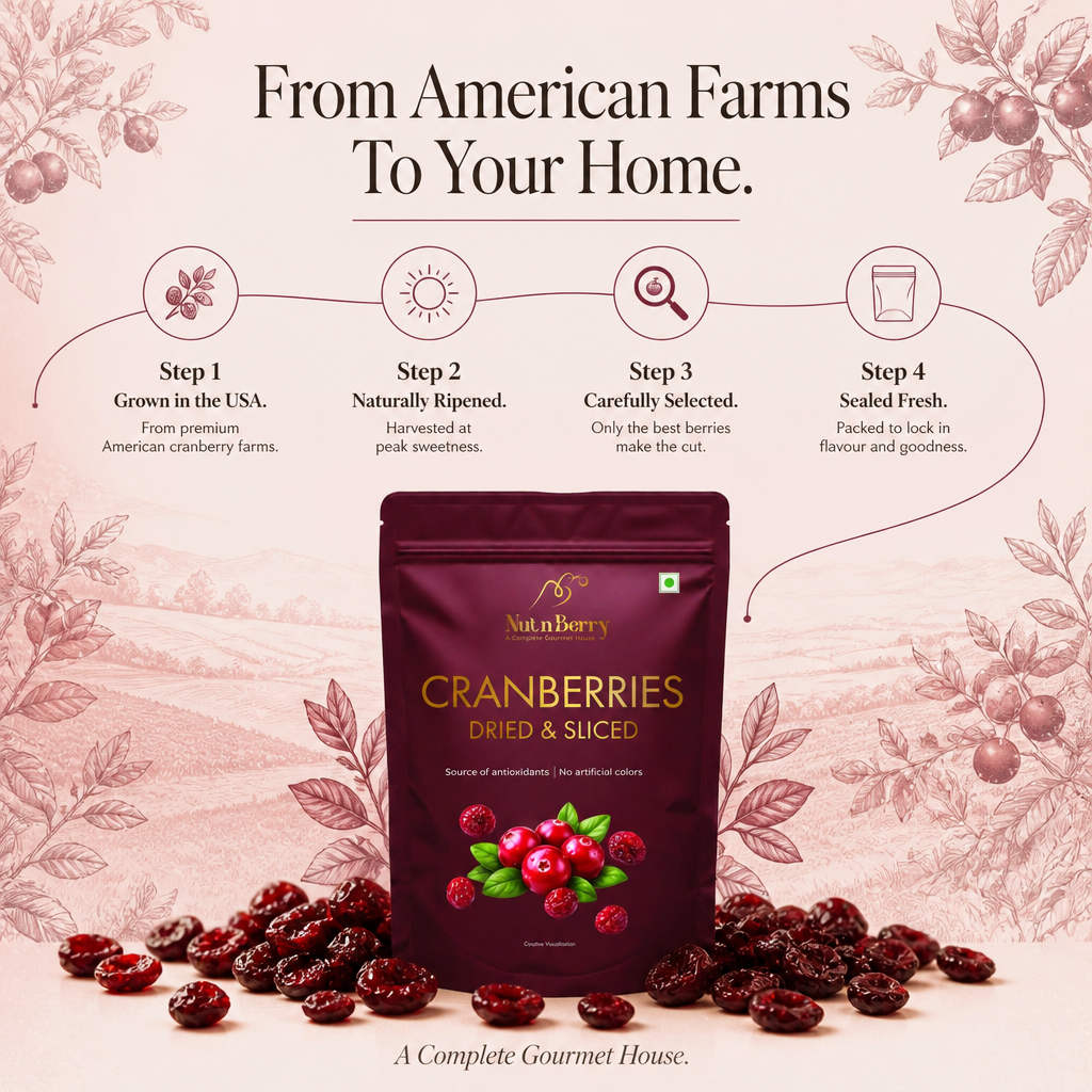 Dried Cranberries 150G | Naturally Antioxidant-Rich