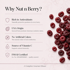Nut n Berry Dried Cranberries | Naturally Antioxidant-Rich