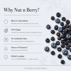 Nut n Berry Dried Blueberries | Naturally Antioxidant-Rich