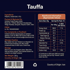Tauffa Irani Pistachios Roasted & Salted 250g | Crunchy, Rich in Protein and Fiber, Perfect Snack for Energy Boost | Heart-healthy, High in Antioxidants, Ideal for Snacking