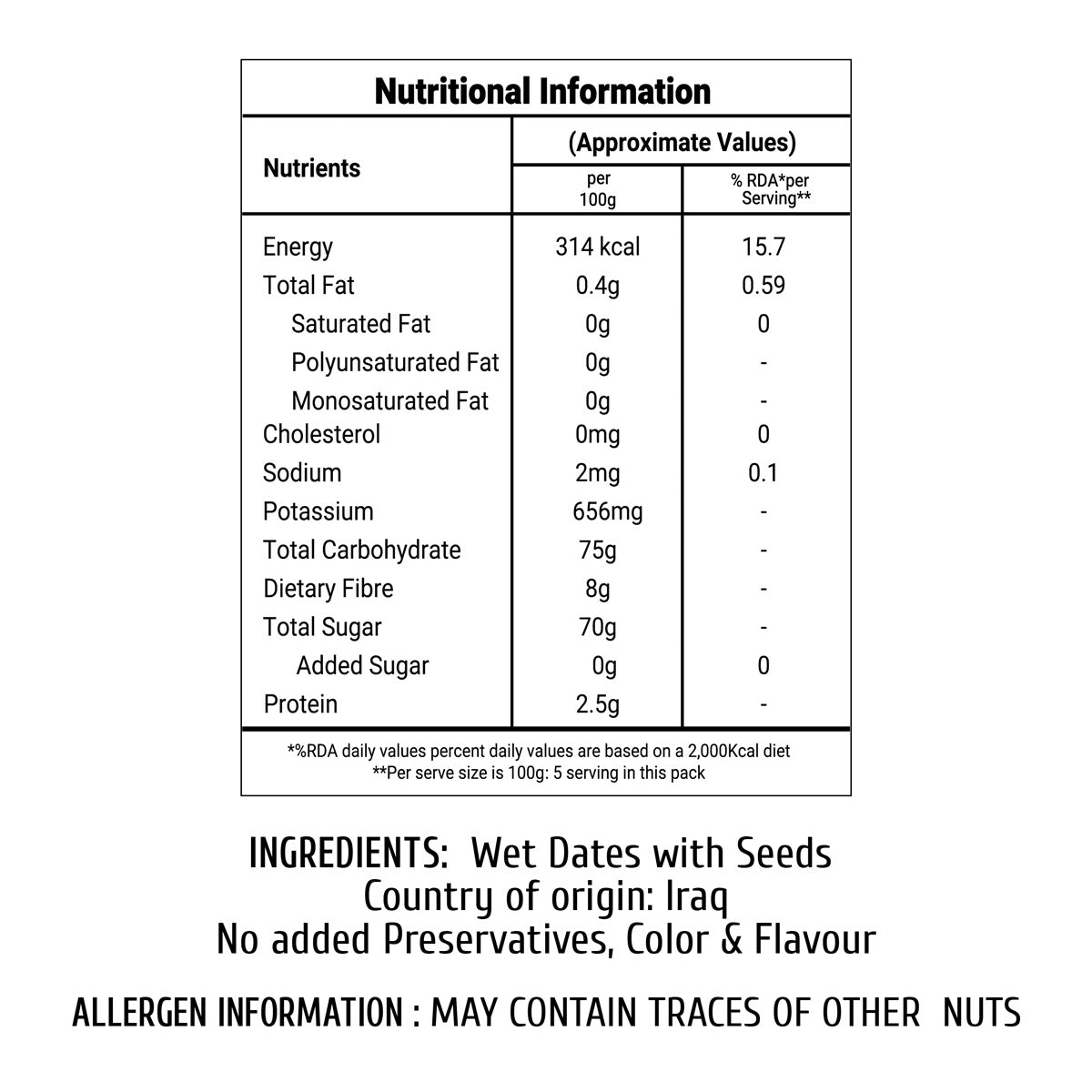 Bumaan Dates (Pack of 2)