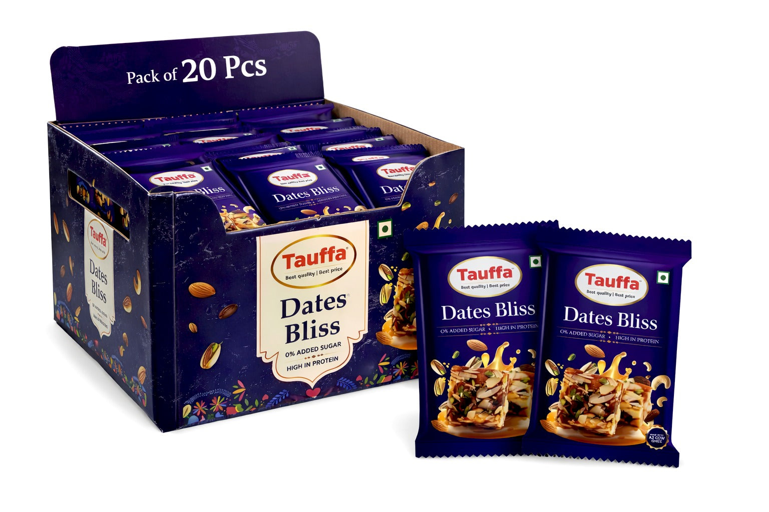 Tauffa Date Bliss (pack of 20)